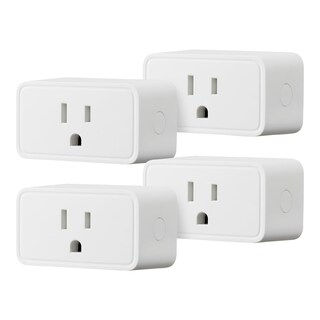 Foto 1 | Enchufe Inteligente Amazon Basics Toma Única para Interiores Wi-fi de 2.4 ghz 4 piezas - Venta Internacional