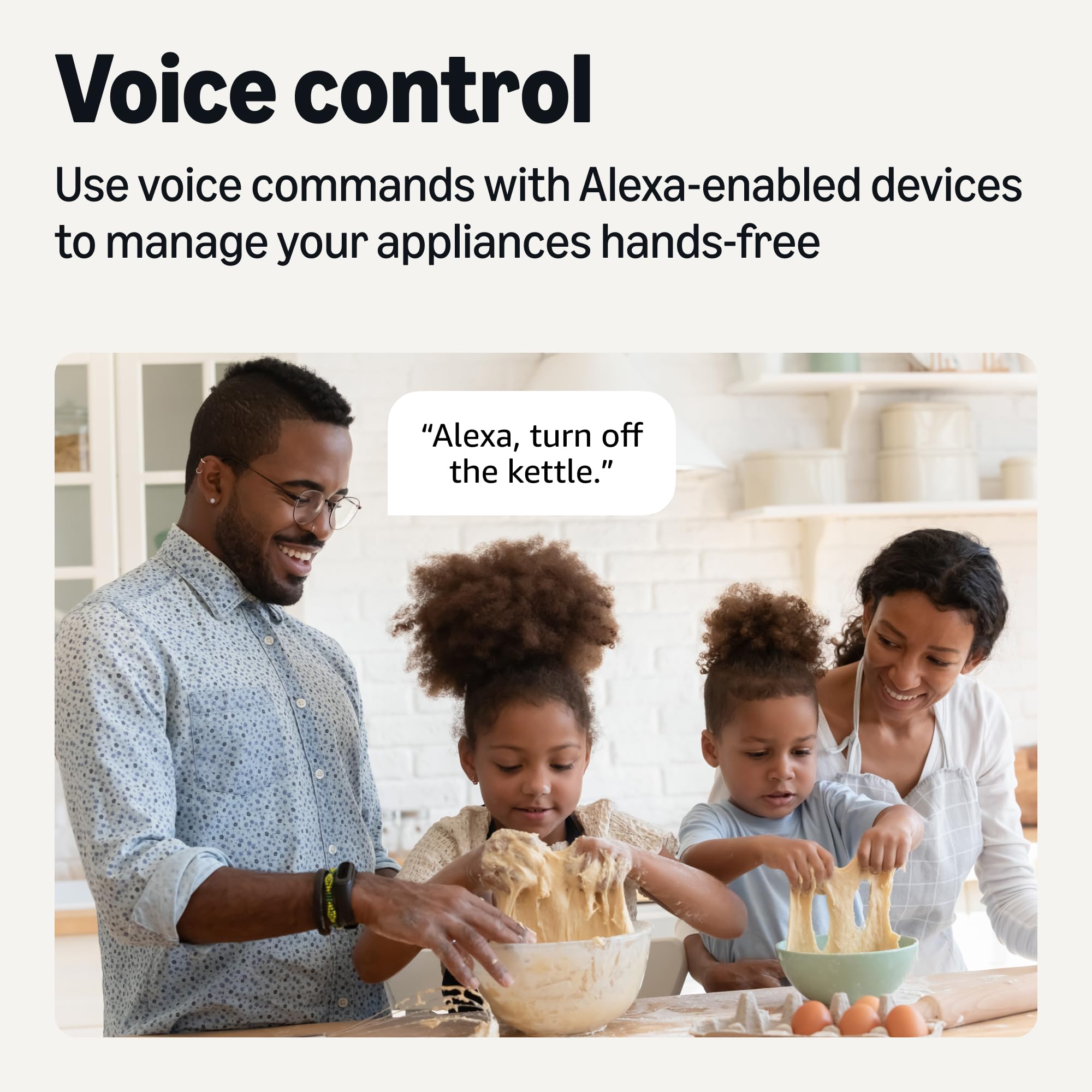 Foto 4 pulgar | Enchufe Inteligente Amazon Basics Que Funciona Con Alexa, Wi-fi De 2,4 Ghz, Paquete De 2 - Venta Internacional.