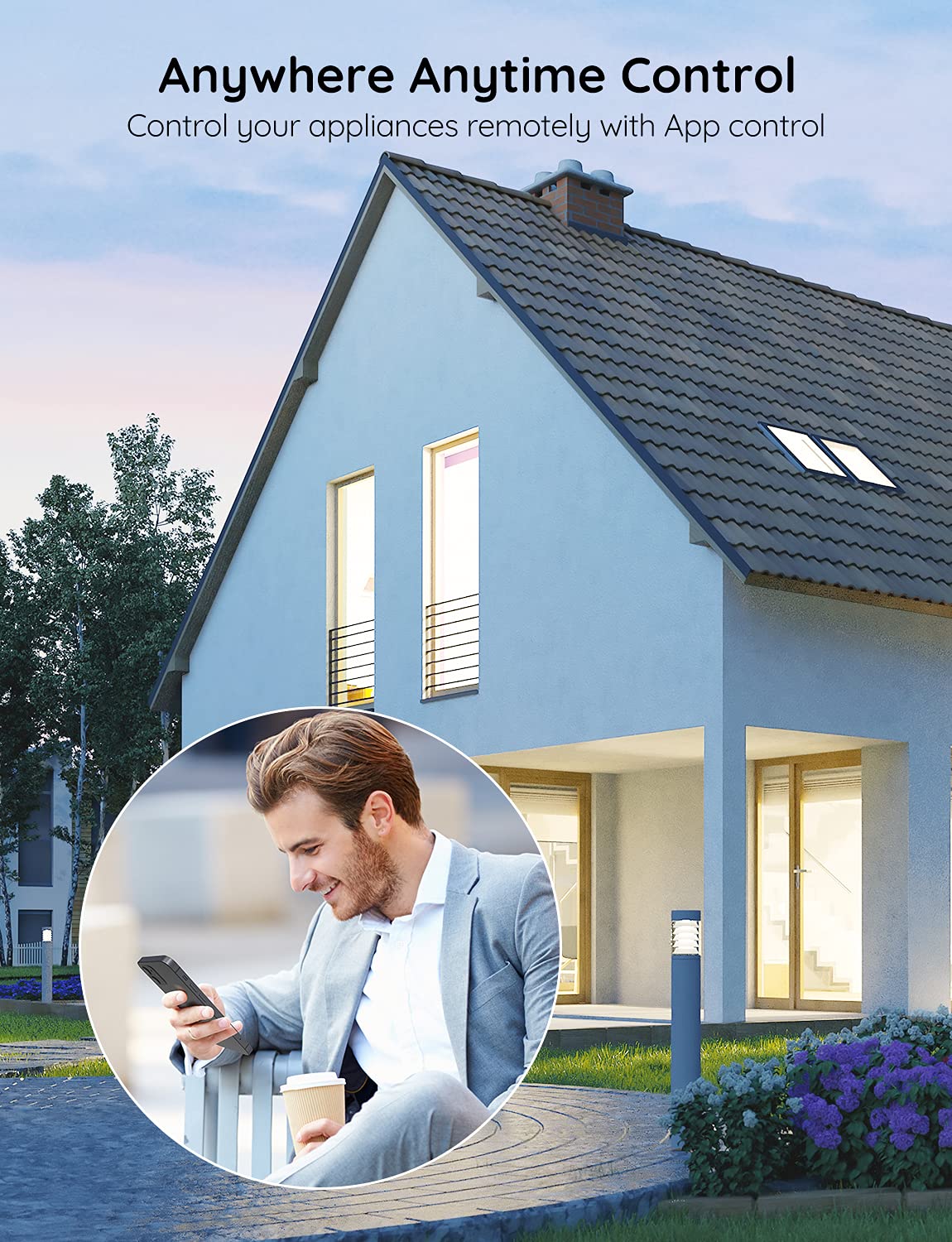 Foto 5 | Smart Plug Govee, Doble Toma Wifi Bluetooth De 15 A, Paquete De 2 - Venta Internacional.