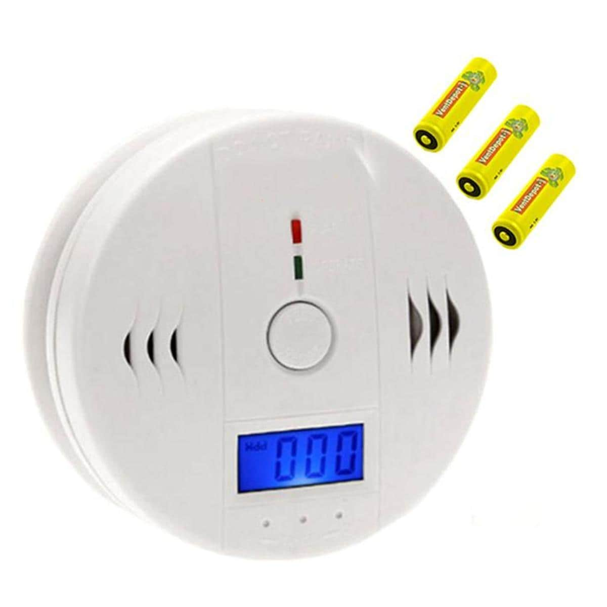 Detector Para Humo Digital Ventdepot Mxske-0033 Piezascolor Blanco $2,202