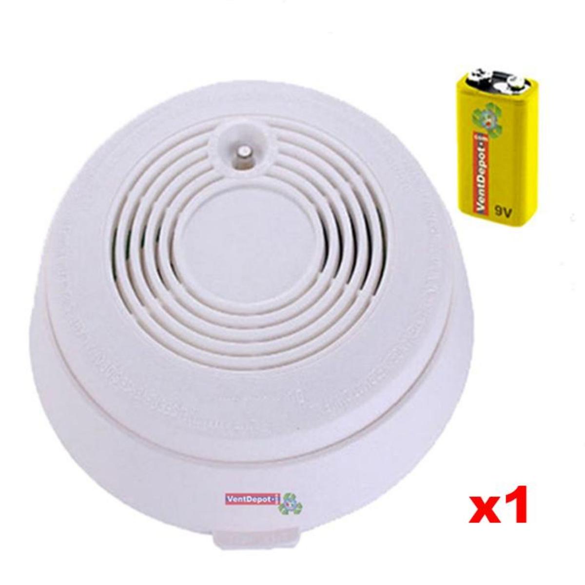 Foto 4 pulgar | Detectores De Humo Ventdepot Mxdtp-0011 Piezacolor Blanco