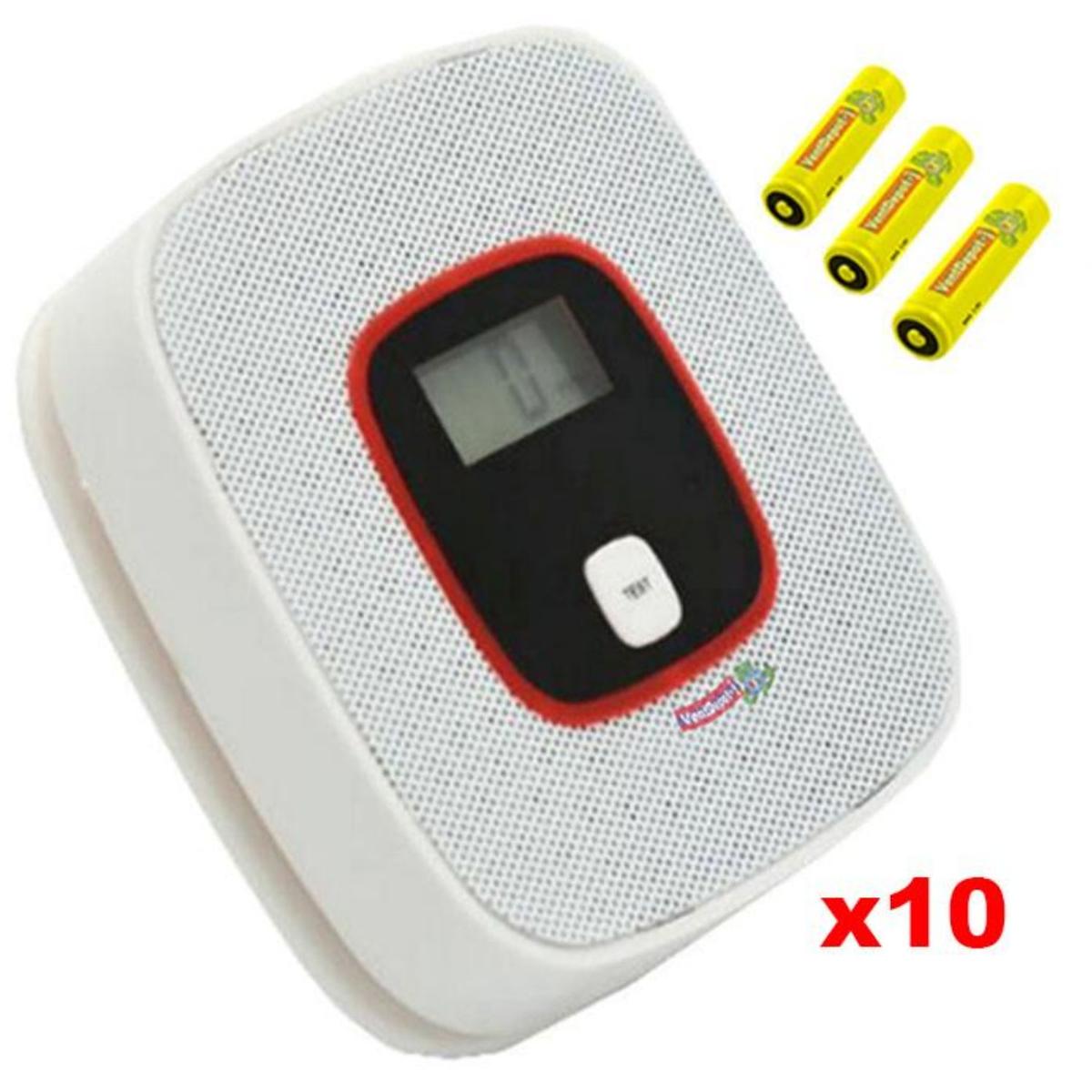 Foto 4 pulgar | Detector Moderno De Humo Ventdepot Mxmox-0033 Piezascolor Blanco