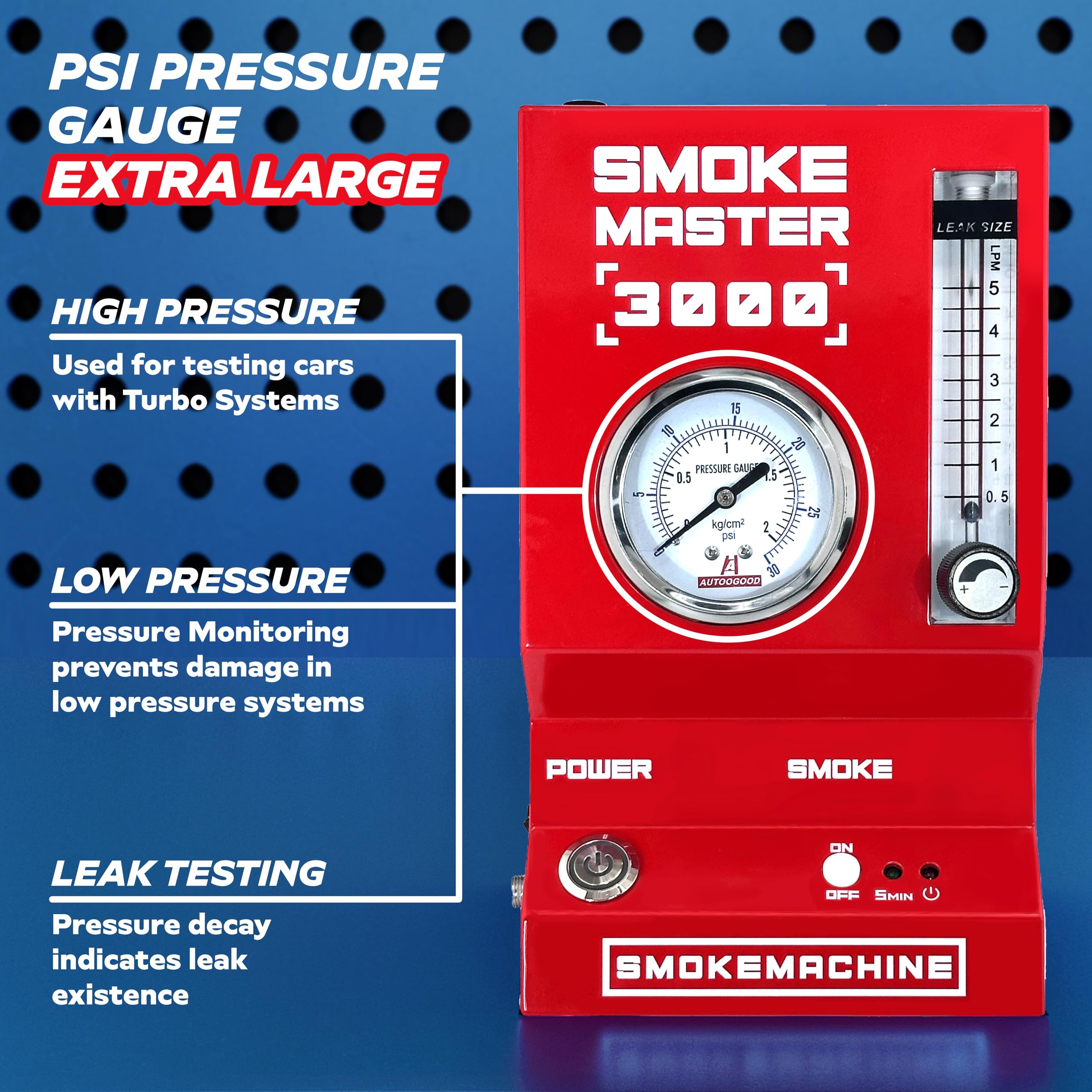 Foto 6 pulgar | Detector De Fugas Autoline Pro Modelo 3000 Evap Para Máquinas De Humo Automotrices - Venta Internacional.