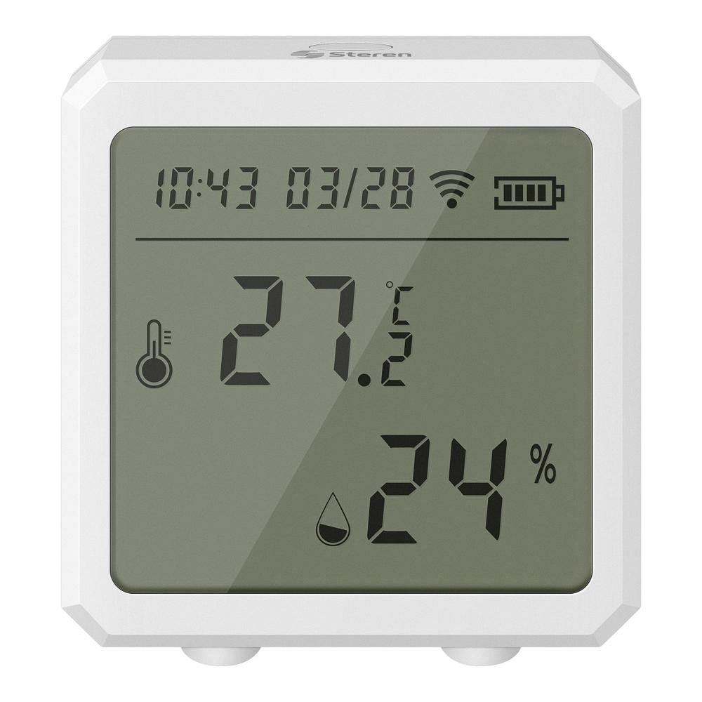 Foto 2 pulgar | Sensor de Temperatura y Humedad con Pantalla Digital Steren