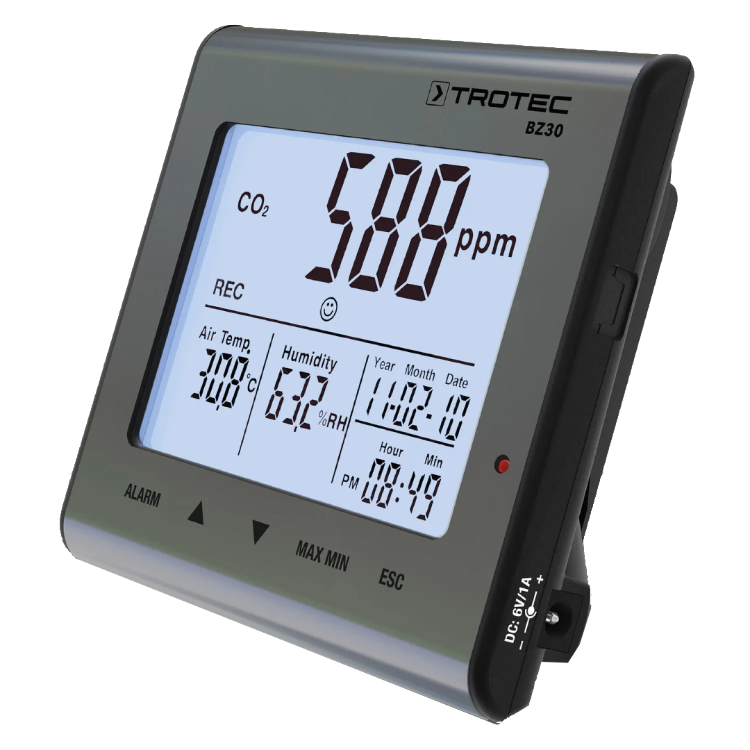 Foto 2 pulgar | Registrador De Datos De Calidad Del Aire  Co2 Multifuncional Trotec Bz30