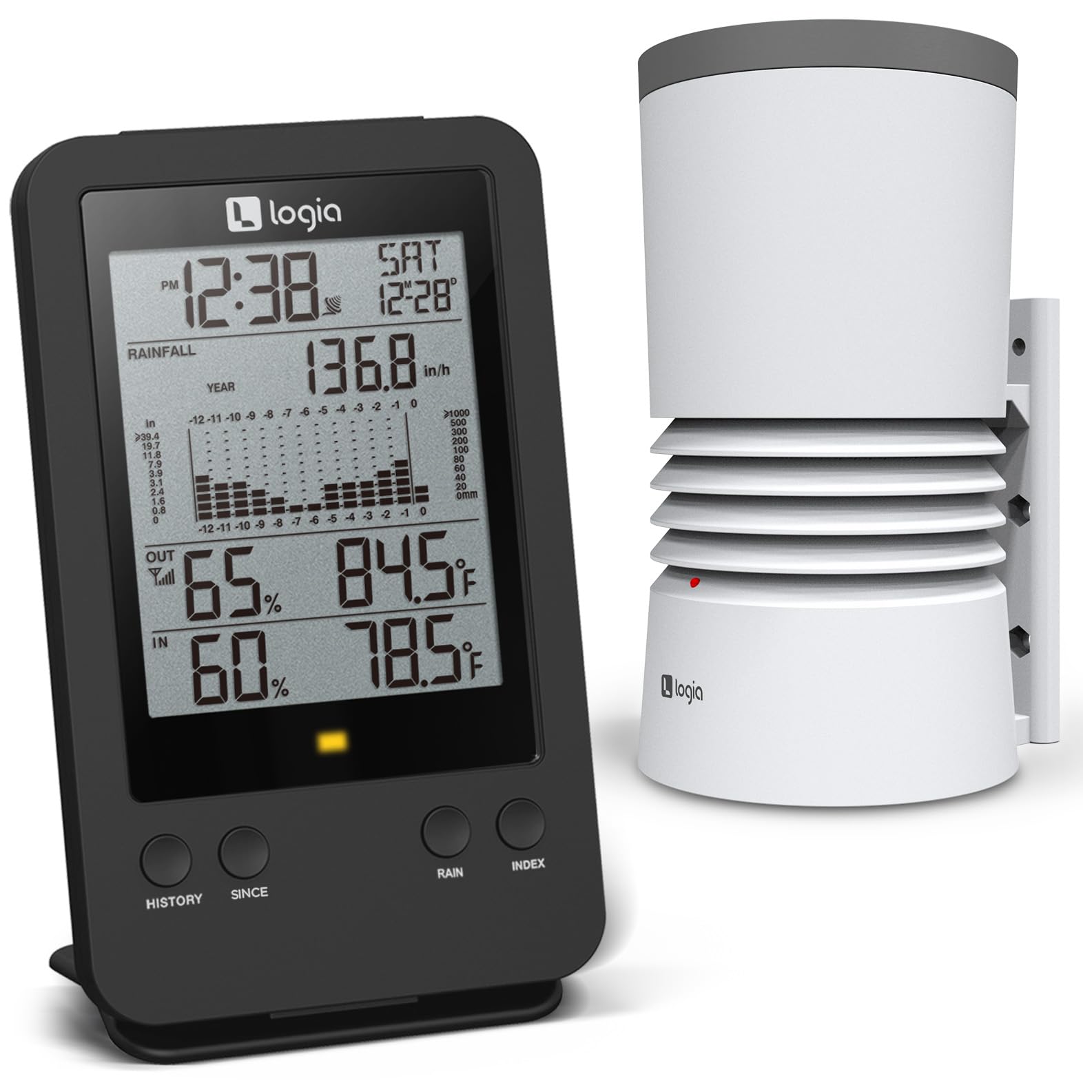 Foto 2 pulgar | Pluviómetro 3 en 1 Weather Station Logia - Venta Internacional