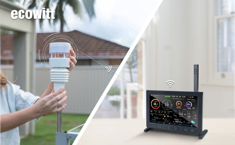 Foto 7 pulgar | Estación Meteorológica Ecowitt Wittboy Pro Hp2564 Con Pantalla Tft De 7 Pulgadas - Venta Internacional.