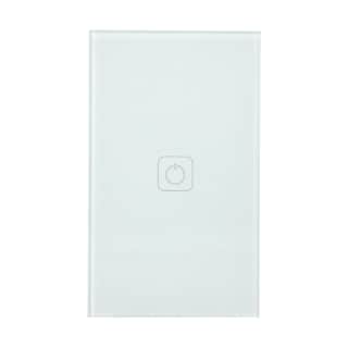 Foto 1 | Apagador Inteligente Wifi Tecnolite Connect 1 Botón Táctil color Blanco