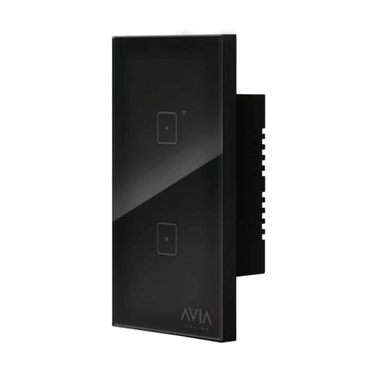 Foto 2 | Apagador Inteligente Igoto Avia Wifi Doble Touch Placa de Cristal Negro