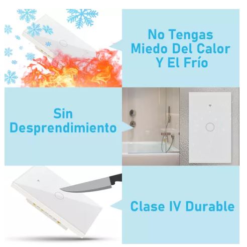 Foto 4 pulgar | Interruptor de Pared Wünd Blanco con Wifi