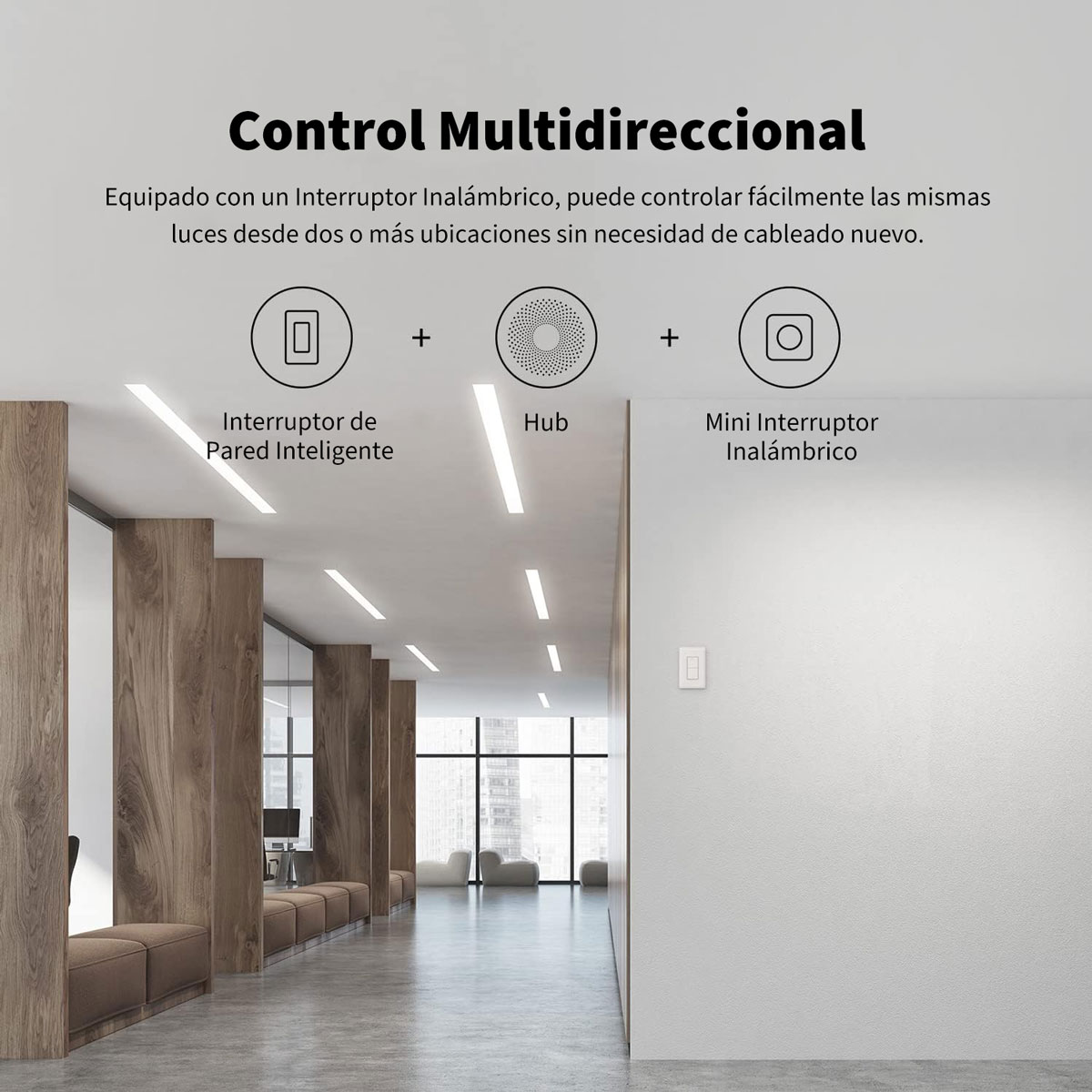 Foto 7 pulgar | Interruptor de Luz Inteligente Aqara con Neutro dos Apagadores Compatible con Alexa Apple Homekit y Google Assistant