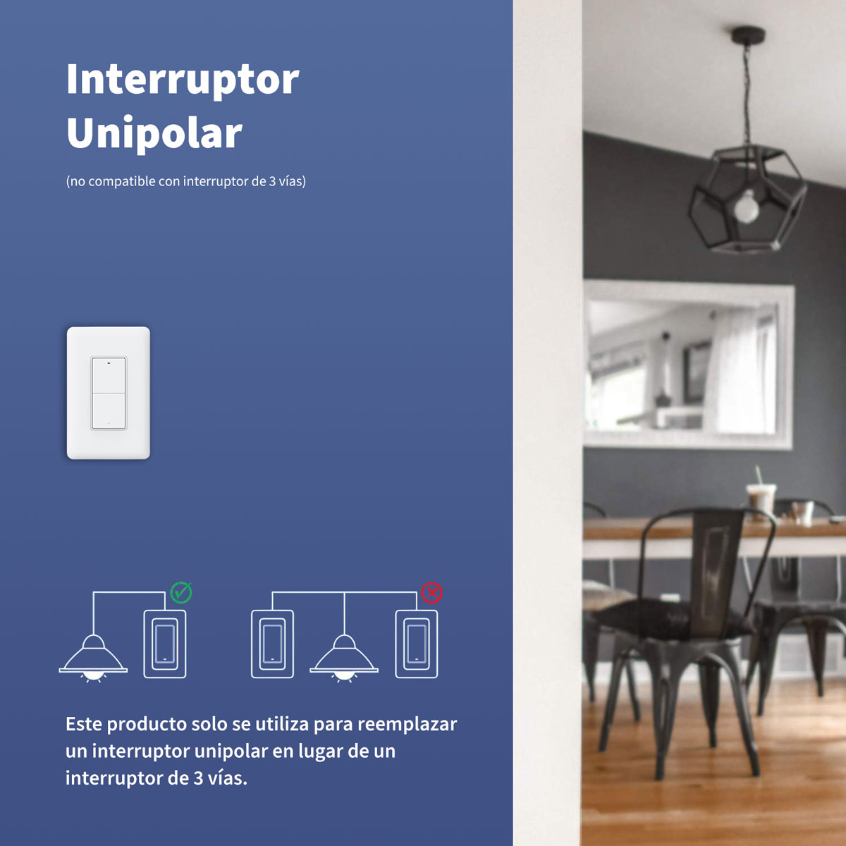 Foto 8 pulgar | Interruptor de Luz Inteligente Aqara con Neutro dos Apagadores Compatible con Alexa Apple Homekit y Google Assistant