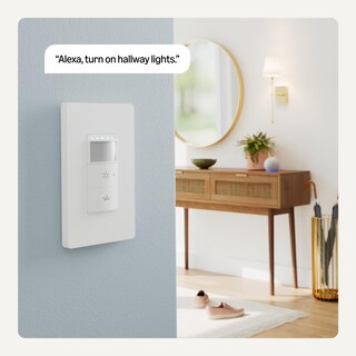 Foto 5 | Interruptor Regulador de Intensidad Inteligente con Sensor de Movimiento Amazon Basics Blanco - Venta Internacional