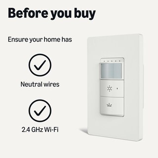 Foto 6 | Interruptor Regulador de Intensidad Inteligente con Sensor de Movimiento Amazon Basics Blanco - Venta Internacional