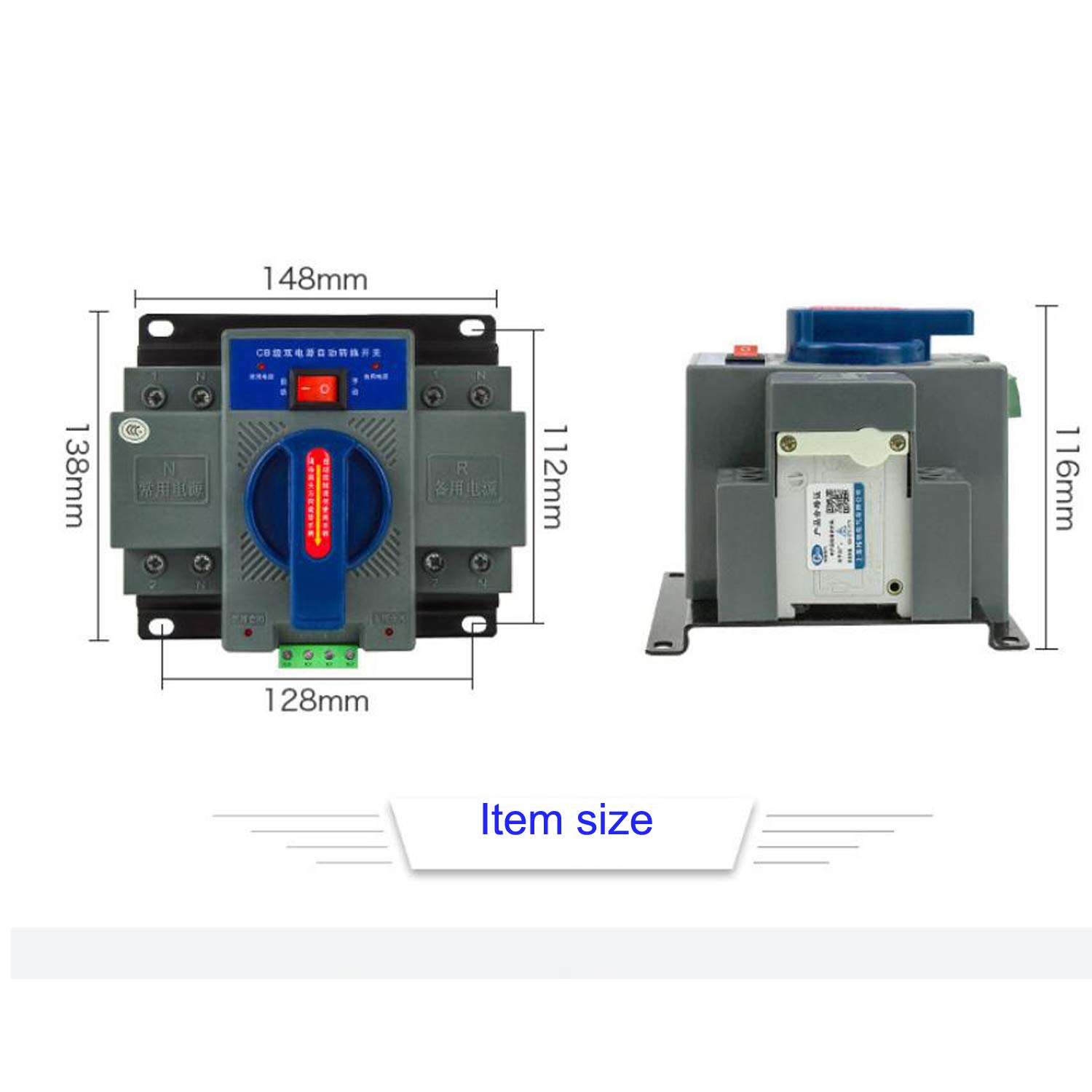 Foto 7 pulgar | Interruptor de Transferencia Automática Jonasc 63a 2p 220v 50/60hz - Venta Internacional