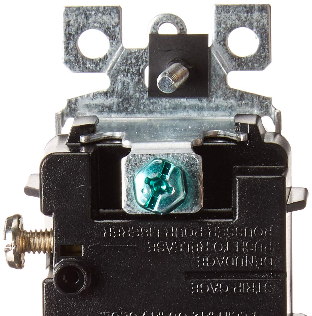 Foto 6 pulgar | Interruptor Leviton 1755-w 15a 120v Decora Unipolar Blanco - Venta Internacional.