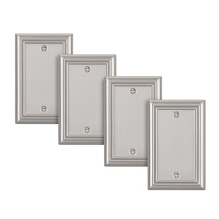 Foto 1 | Funda De Enchufe Wallplates Dewenwils De Níquel Cepillado, Paquete De 4 - Venta Internacional.