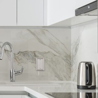 Foto 5 | Funda De Enchufe Wallplates Dewenwils De Níquel Cepillado, Paquete De 4 - Venta Internacional.