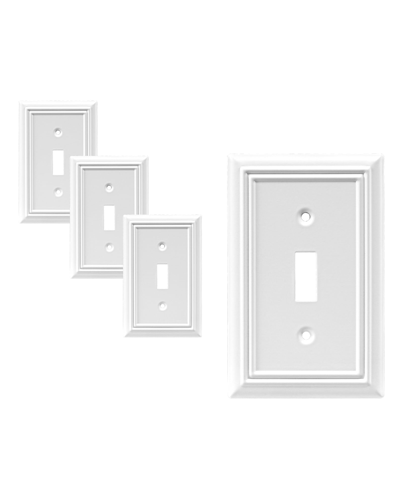 Foto 1 | Placa De Interruptor Dewenwils, Placa De Pared Giratoria De 1 Elemento, Blanca - Venta Internacional.