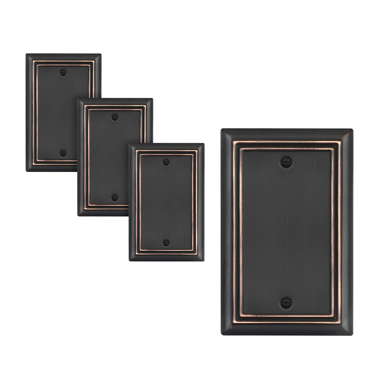 Foto 1 | Funda De Enchufe Wallplates Dewenwils De Bronce Envejecido, Paquete De 4 - Venta Internacional.