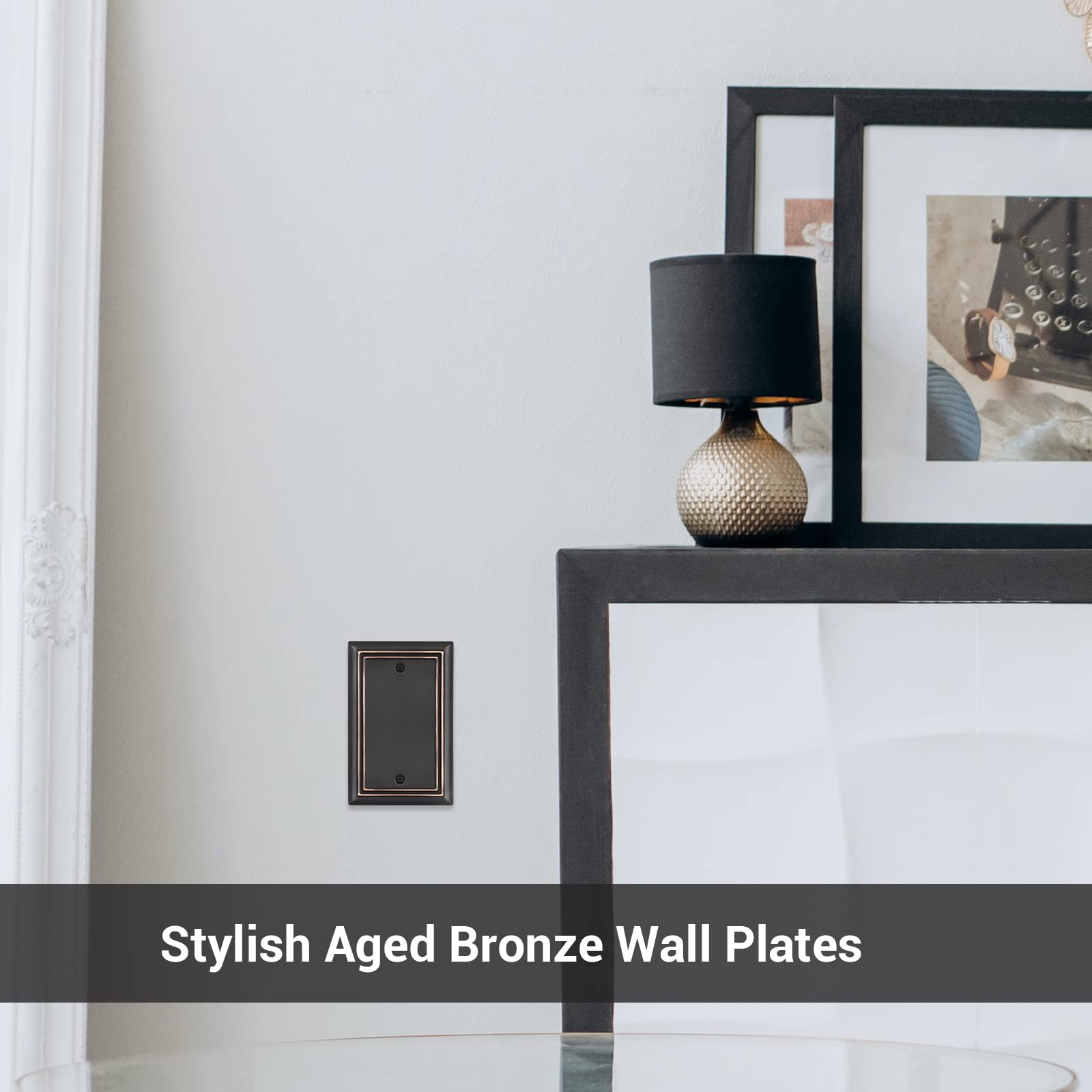 Foto 5 pulgar | Funda De Enchufe Wallplates Dewenwils De Bronce Envejecido, Paquete De 4 - Venta Internacional.