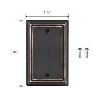 Foto 6 | Funda De Enchufe Wallplates Dewenwils De Bronce Envejecido, Paquete De 4 - Venta Internacional.