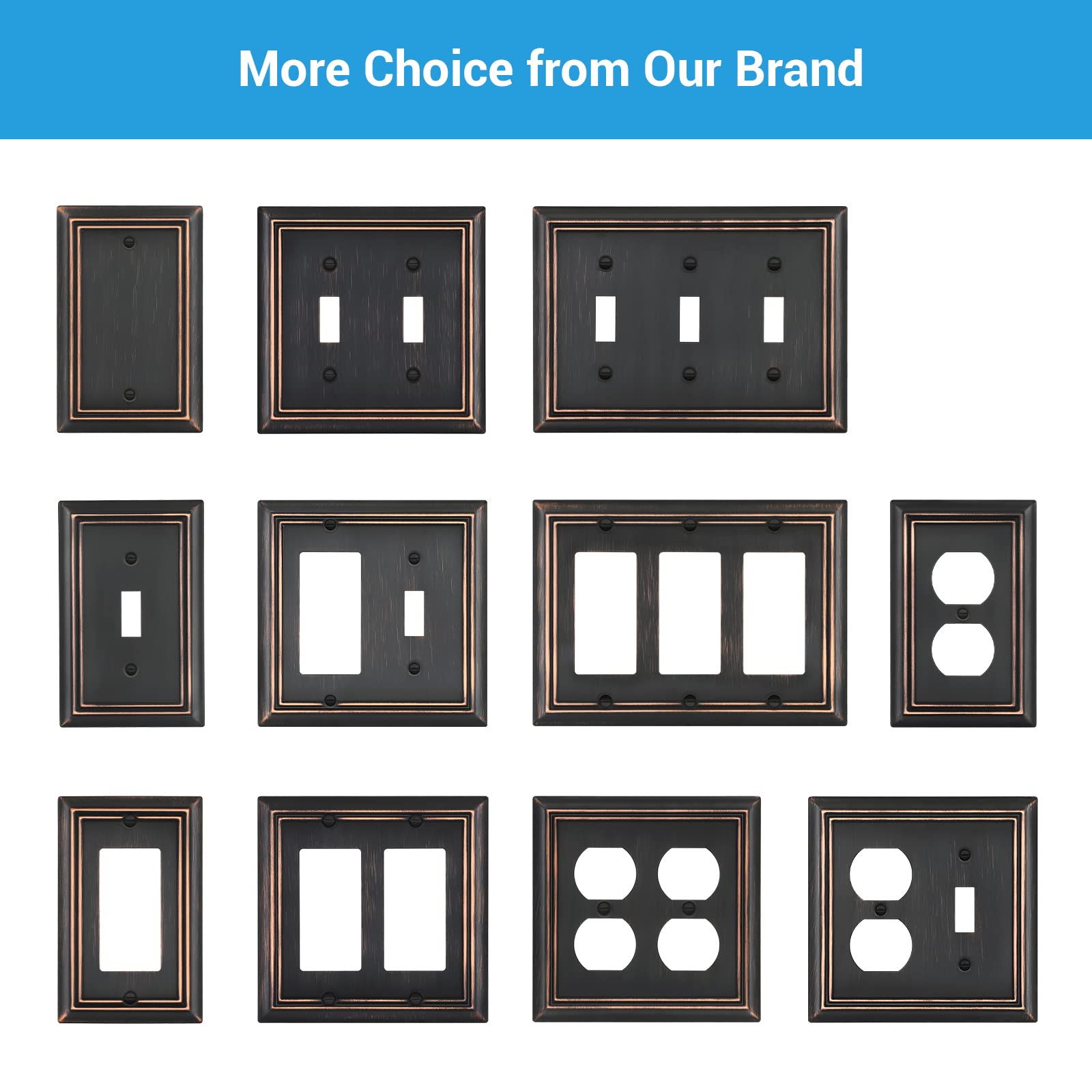 Foto 8 pulgar | Funda De Enchufe Wallplates Dewenwils De Bronce Envejecido, Paquete De 4 - Venta Internacional.