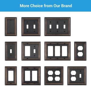Foto 7 | Funda De Enchufe Wallplates Dewenwils De Bronce Envejecido, Paquete De 4 - Venta Internacional.