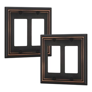 Foto 1 | Platos De Pared Dewenwils, Doble Decorador, Bronce Envejecido, Paquete De 2 - Venta Internacional.