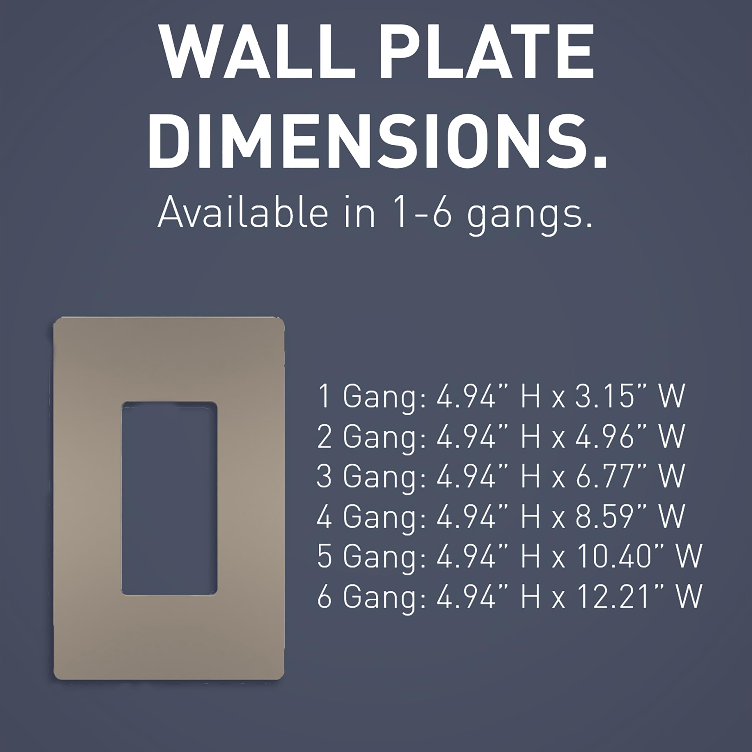 Foto 5 pulgar | Placas De Pared Pass & Seymour Legrand Rwp263nicc6 De Níquel De 3 Bandas - Venta Internacional.