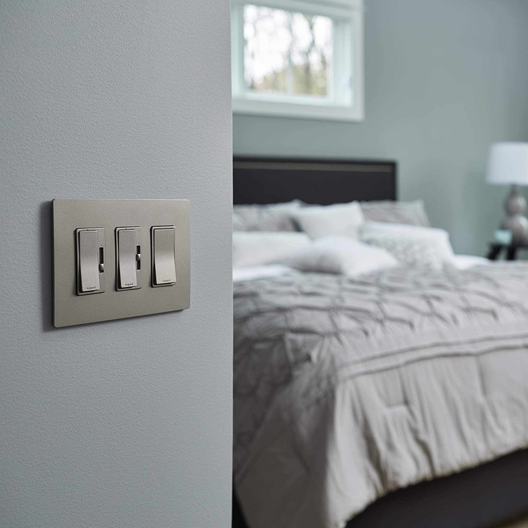 Foto 7 pulgar | Placas De Pared Pass & Seymour Legrand Rwp263nicc6 De Níquel De 3 Bandas - Venta Internacional.