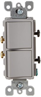 Foto 1 | Interruptor Electrónico Leviton 5634-gy 15a 120/277v Unipolar - Venta Internacional.