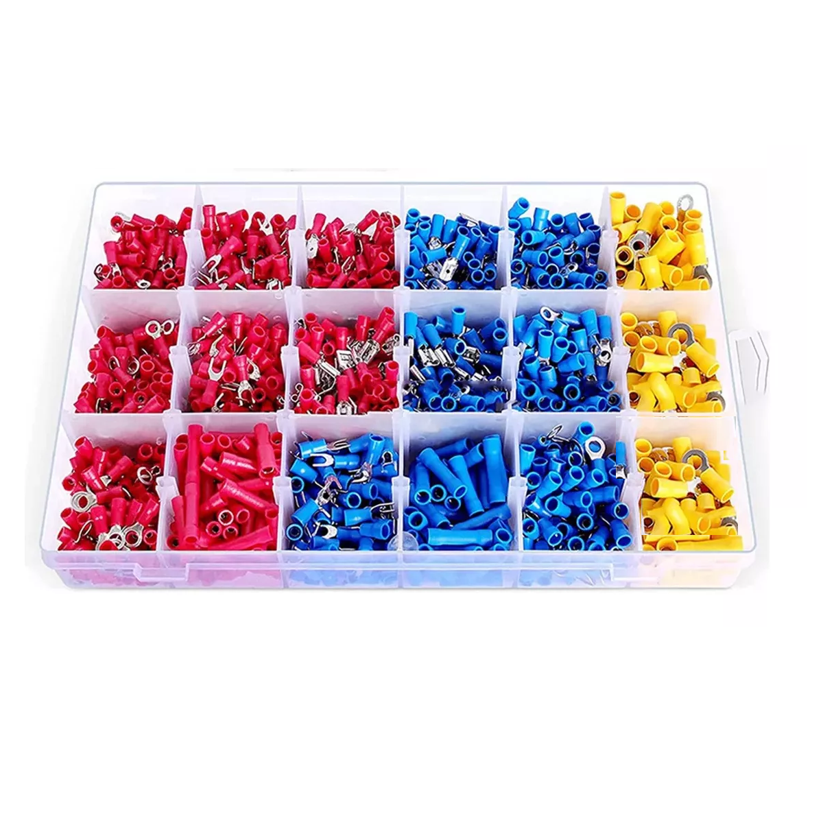Set 1500 Terminales Conectores Crimpado Eo Safe Imports Esi-12641 Multicolor