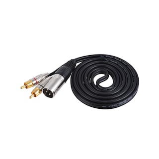 Foto 2 | Cable Conector De Audio Estéreo 1 Xlr Macho A 2 Rca Macho Eo Safe Imports Esi-13912 Negro