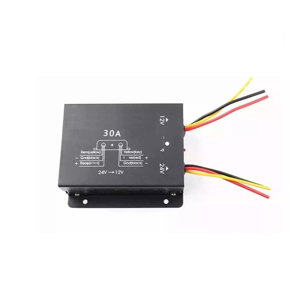 Convertidor Inversor De Voltaje De 24 V A 12 V Transformador Eo Safe Imports Esi-13913 Negro $539