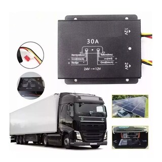 Foto 2 | Convertidor Inversor De Voltaje De 24 V A 12 V Transformador Eo Safe Imports Esi-13913 Negro