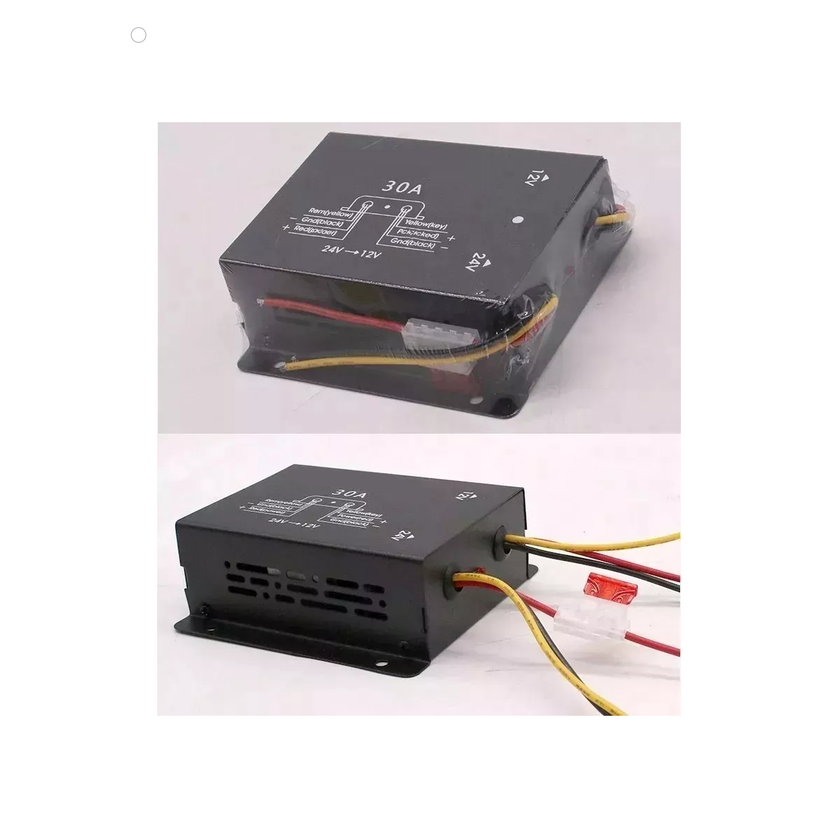 Foto 5 pulgar | Convertidor Inversor De Voltaje De 24 V A 12 V Transformador Eo Safe Imports Esi-13913 Negro