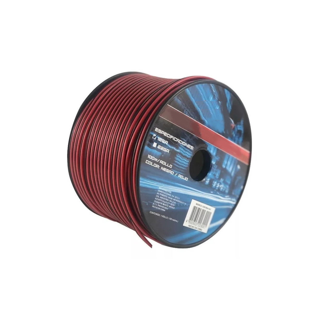 Foto 3 pulgar | Cable Para Bocina Calibre 18 Reforzado Rollo 100 M Eo Safe Imports Esi-13911 Multicolor