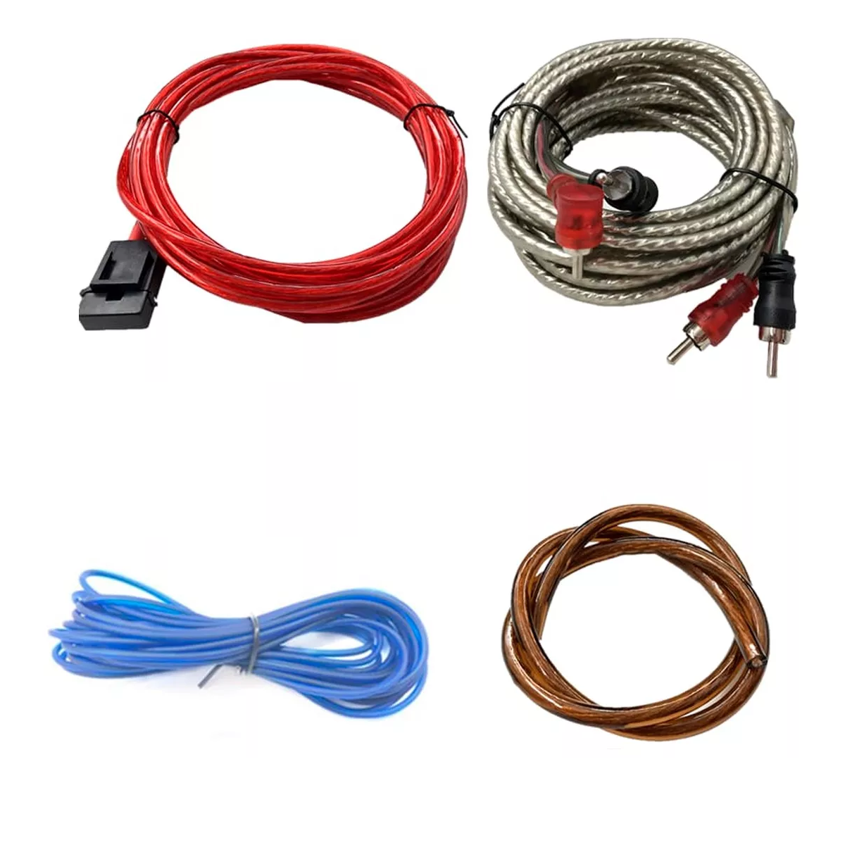 Foto 4 pulgar | Kit Amplificador Instalación Cable Rca Audio Auto 4ga 8pzs Eo Safe Imports Esi-13910 Multicolor