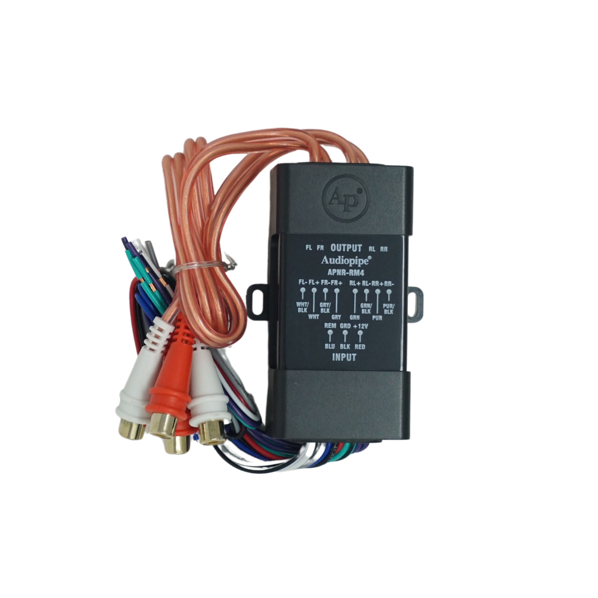 Convertidor De Señal Hi Low Para Audio Audiopipe Apnr-rm4 $805