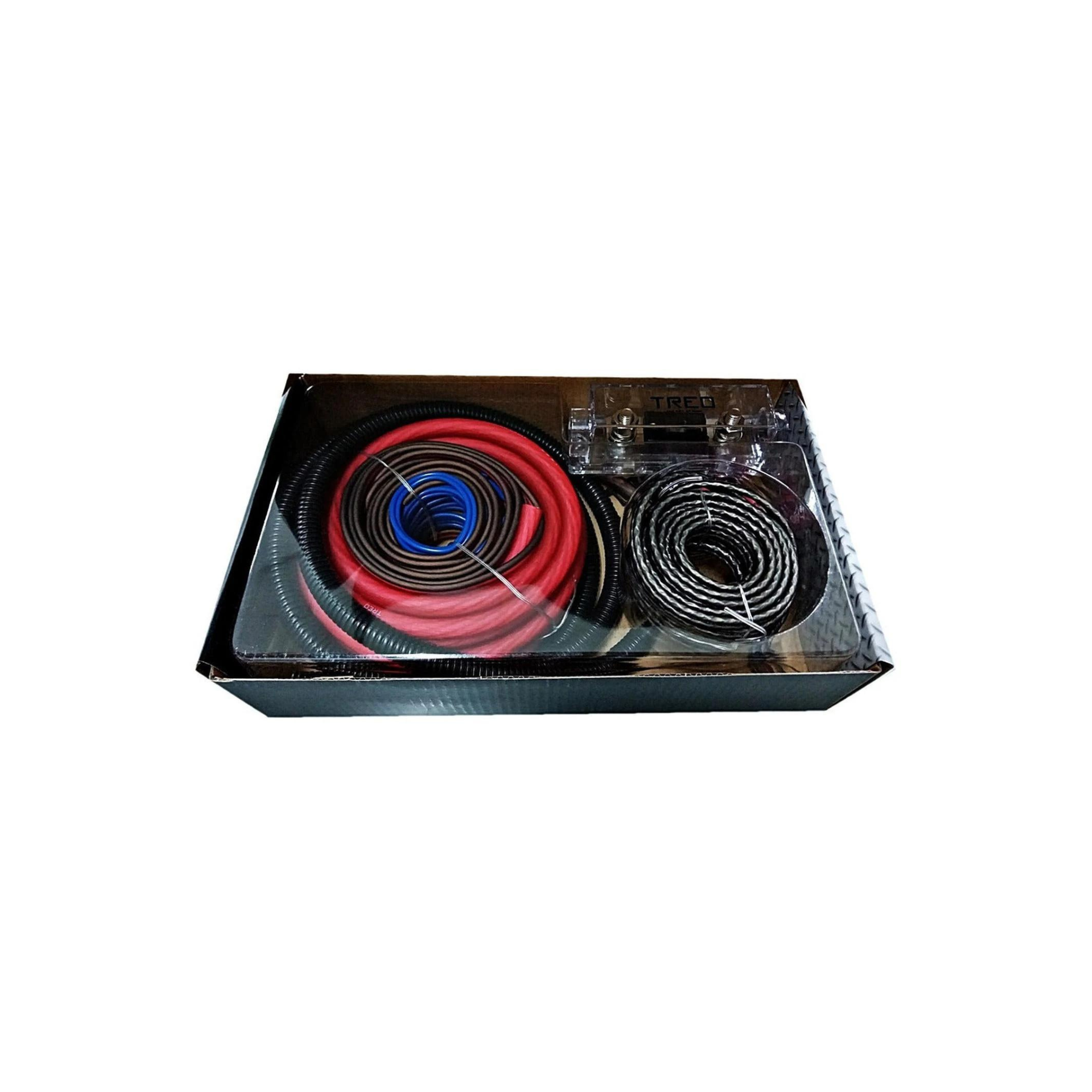 Kit De Instalacion Ampli Treo 100% Cobre Calibre 4 Trkit4