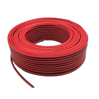 Foto 1 | Cable Bocina Automotriz Bicolor Calibre 22 100 m ESI-3862 Rojo