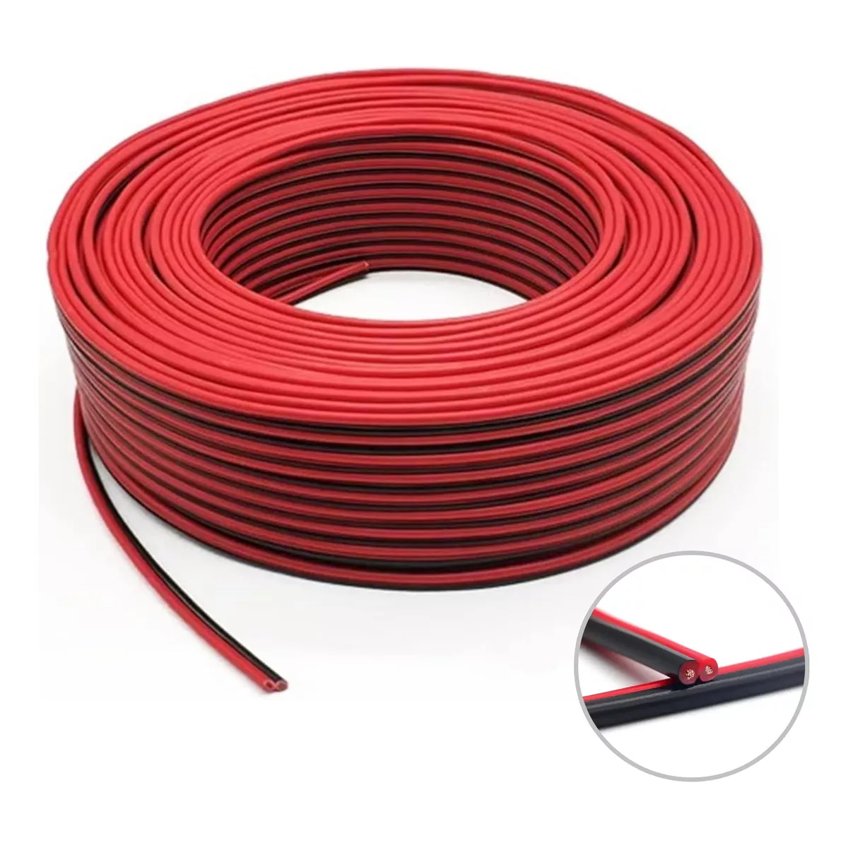 Foto 4 pulgar | Cable Bocina Automotriz Bicolor Calibre 22 100 m ESI-3862 Rojo