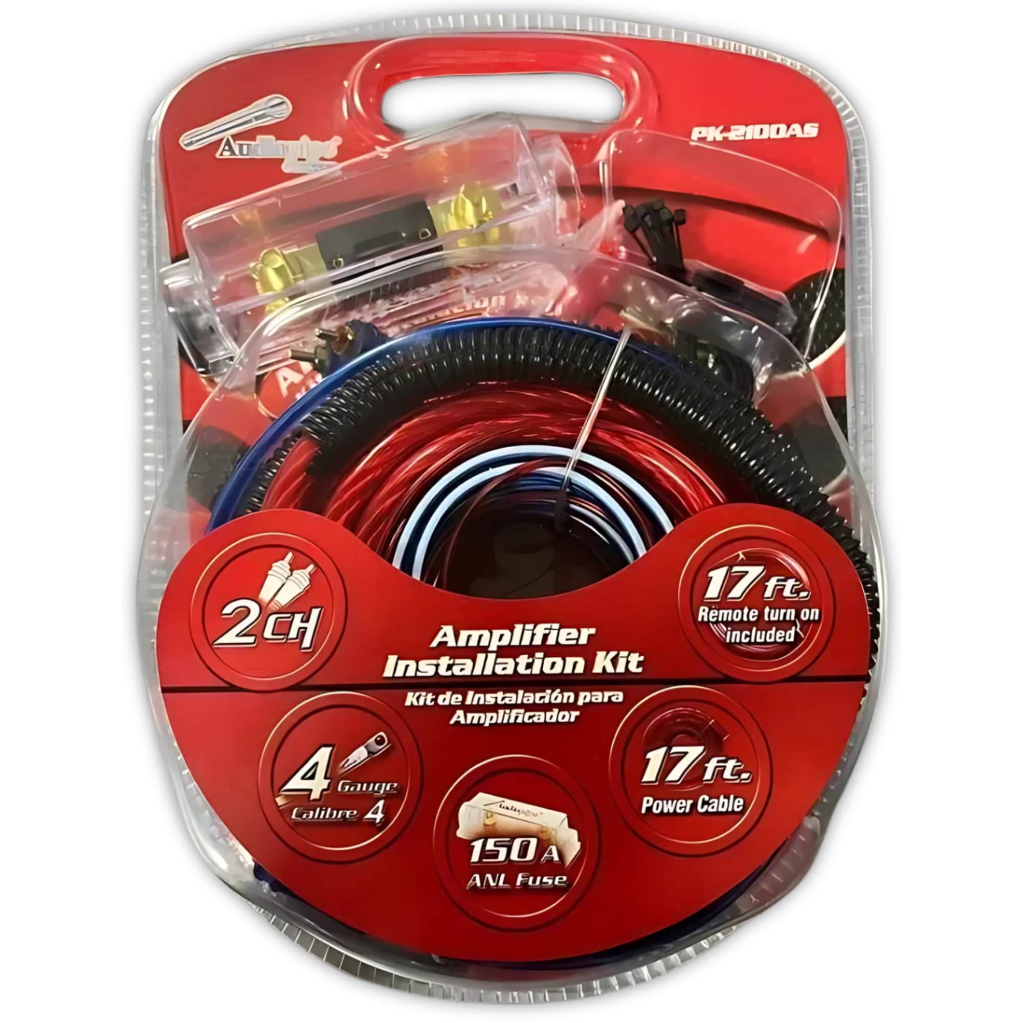 Kit De Instalación Amplificador Calibre 4 Audiopipe Pk2100as $1,089