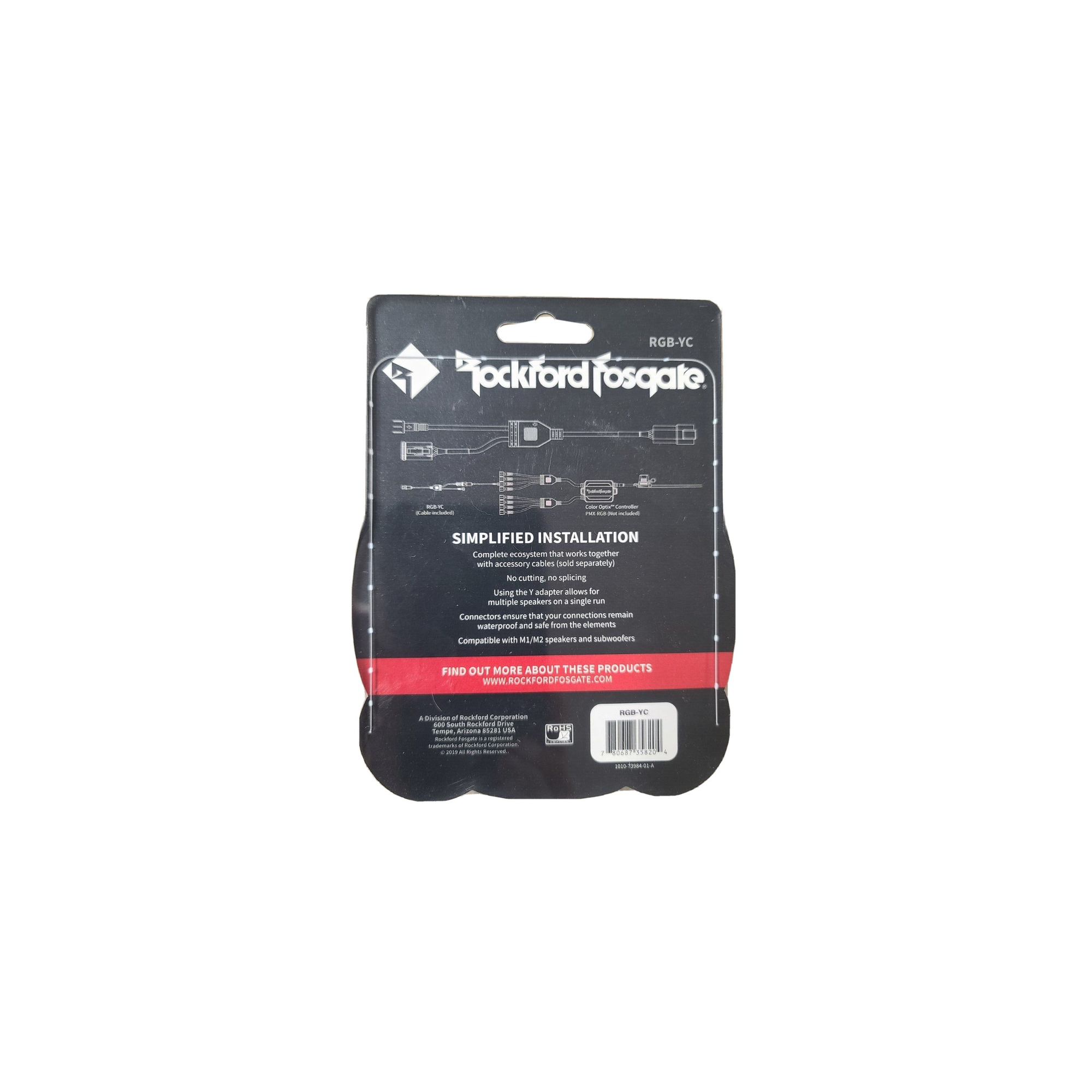 Foto 3 pulgar | Cable Adaptador Y Rockford Fosgate Rgb-yc Para Controlador Rgb