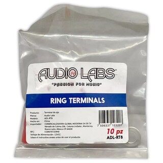 Foto 2 | Terminal De Ojo Audio Labs Adl-rt8 Calibre 8 Con 10 Piezas