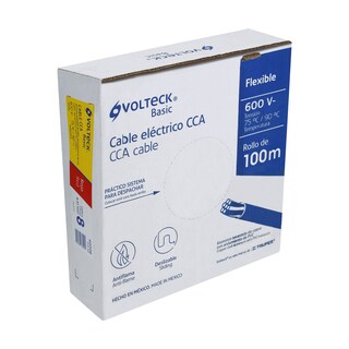 Foto 1 | Cable THW CCA 8 AWG 100 m Rojo Volteck