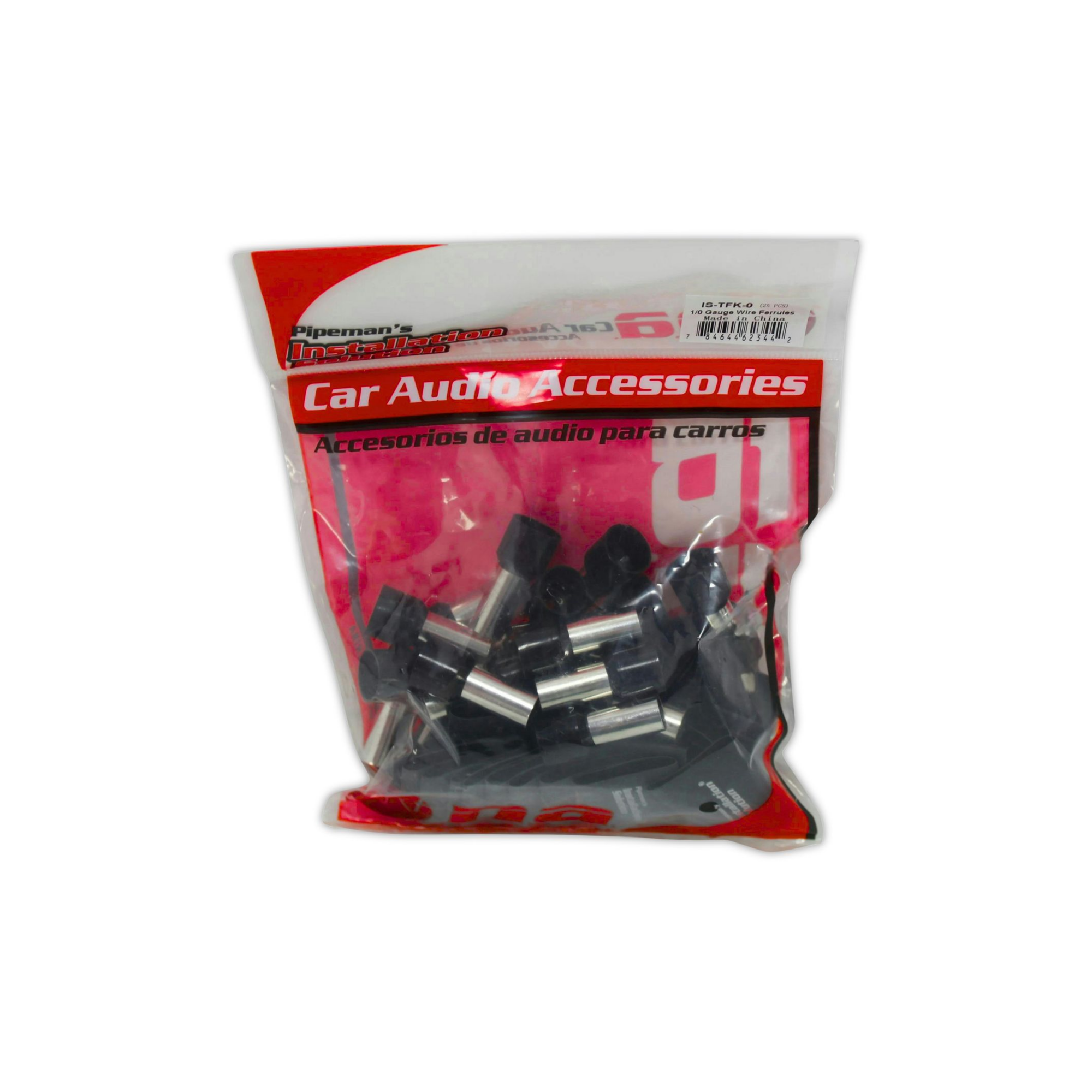 Pack De 25 Terminales De Casquillos Pipeman's Calibre 1/0