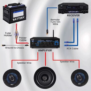 Foto 4 | Kit Amplificador Instalacion Cable Rca Audio Auto 4ga Belug Multicolor