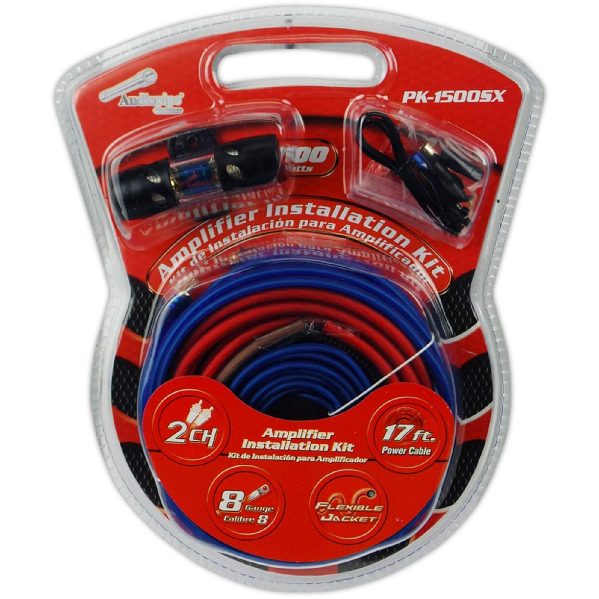 Kit De Instalación Amplificador Audiopipe Pk1500sx Calibre 8
